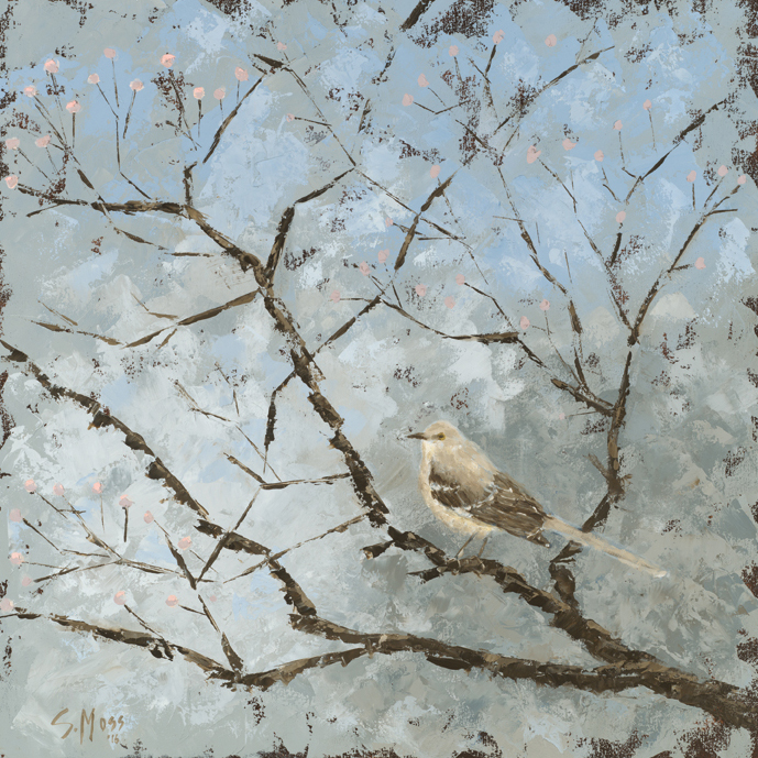 susan moss cooper mockingbird oil painting